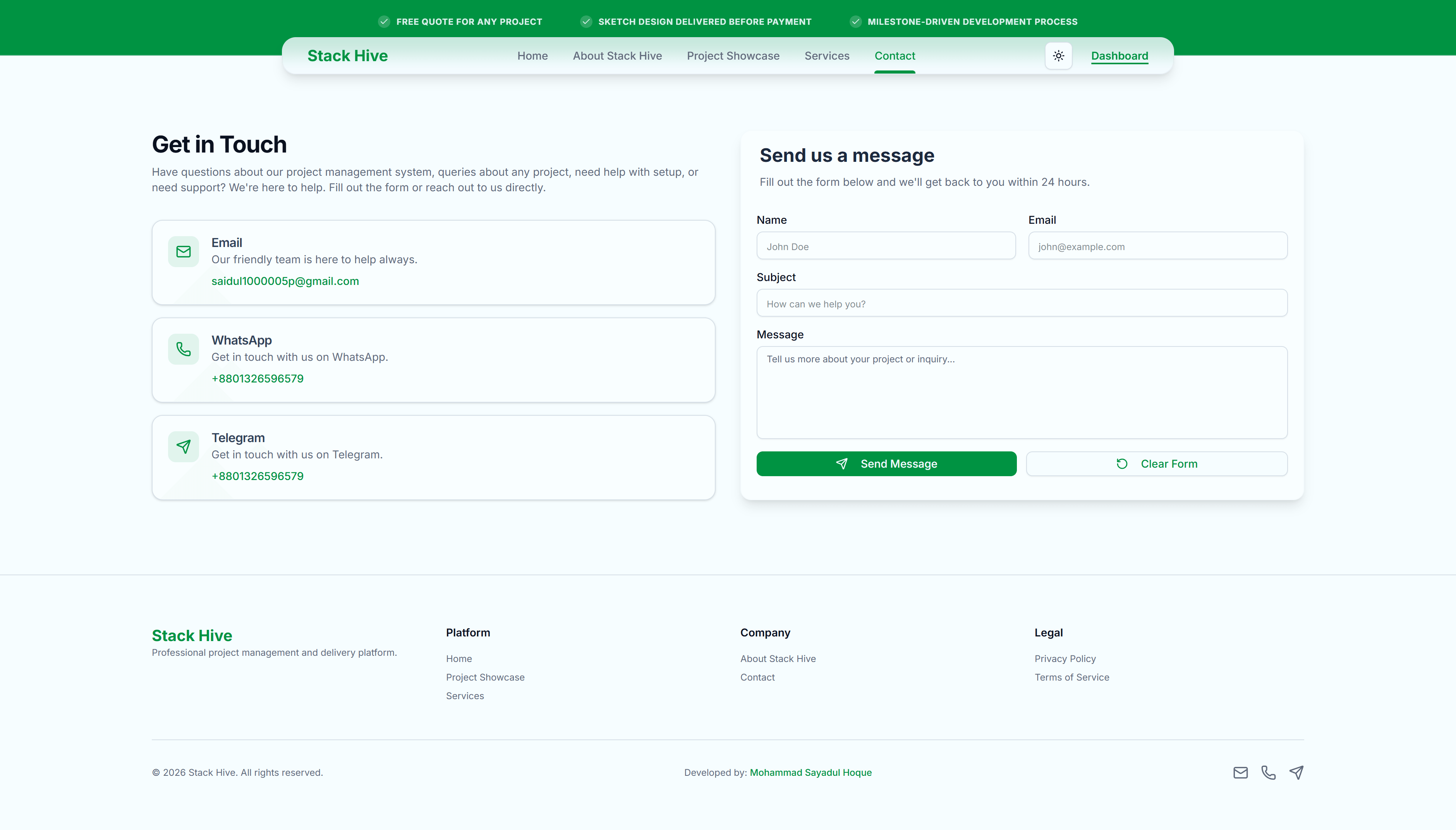Stack Hive screenshot